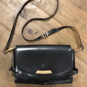 Burberry Leather Crossbody Handbag